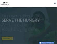 Tablet Screenshot of numanainc.com